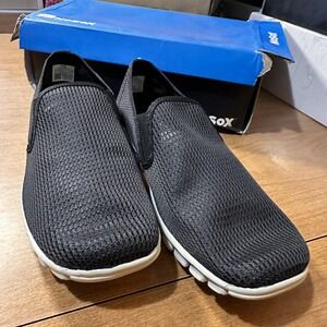 NoSox Wino Shoes Mens Size 11.5 Black Mesh Slip On Comfort Walking Casual